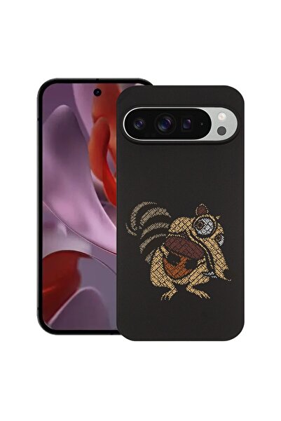 bestcase Husă pentru Google Pixel 9 Pro XL, Calligraphy Scrat, Silicon subțir...