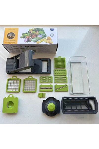 Choice1 QCQ- 16 in 1 14/16 in 1 Multifunctional Vegetable Chopper Onion Chopp...