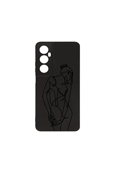 bestcase Λεπτή Θήκη Σιλικόνης 0.8MM, Συμβατή με Realme C65, Γυναικείο Σχέδιο ...