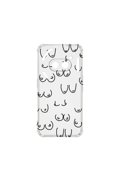 bestcase Αντικραδασμική Θήκη 1.5MM, Συμβατή με Nothing Phone 2a, Σχέδιο Στήθο...