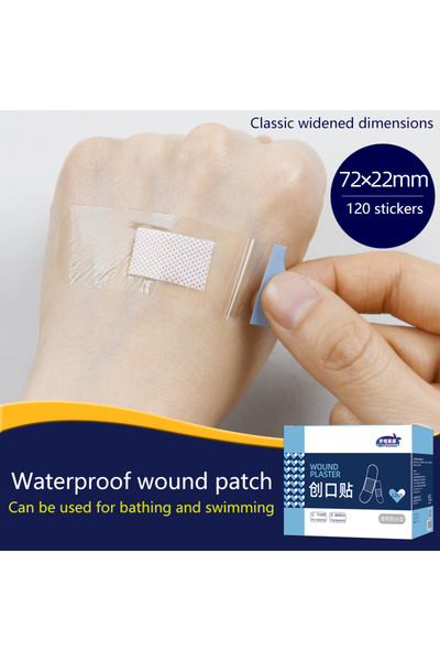 Choice1 120pcs 72x22mm 120/50Pcs PU Waterproof Band Aid Adhesive Medical Stri...