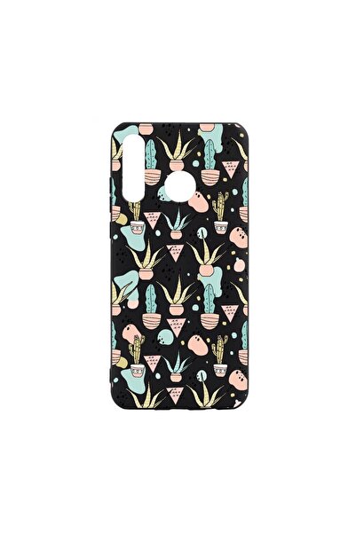 bestcase Husa Silicon Compatibila Cu Huawei P30 Lite, Cactus, rezistenta la u...