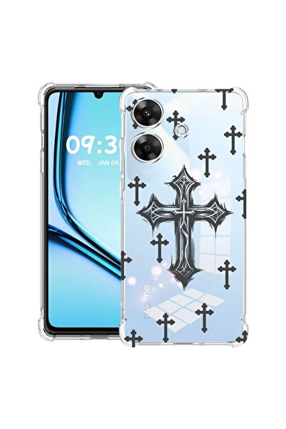 bestcase ¬Æ Husa Anti Shock pentru Realme Note 60 / Note 60X cu Design Cross,...