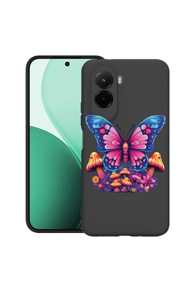 bestcase Υπέρλεπτη Θήκη TPU Συμβατή με Poco M7, με Σχέδιο Dream Colors - Πετα...