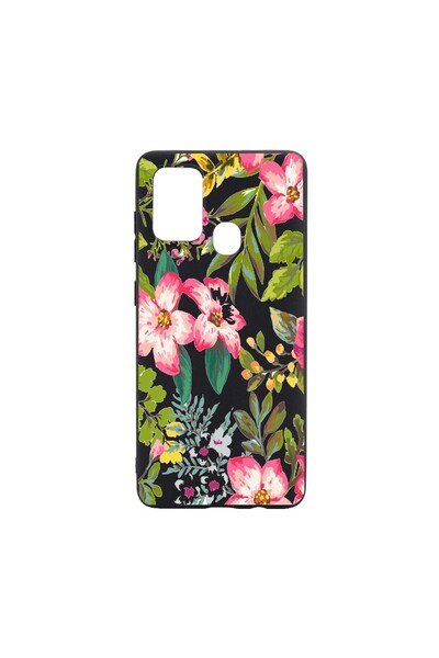bestcase Silicone Flowers Case, Pastel colors, compatible with Realme 7i, wea...
