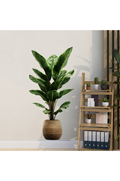 Choice green 1PC New simulation green plant potted plant wall decoration stic...