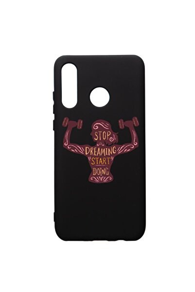 bestcase Husa Silicon Premium compatibila cu Huawei P30 Lite, Stop Dreaming S...