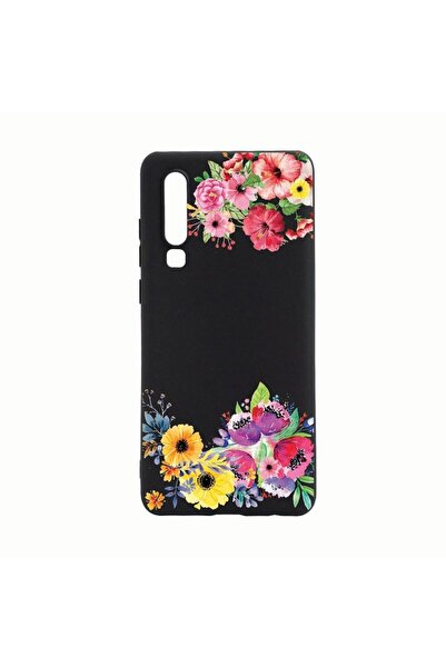 bestcase Husa Huawei P30, Flower, rezistenta la uzura, anti-alunecare, din si...