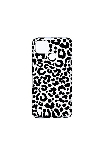 bestcase Διαφανής Θήκη Σιλικόνης 2MM, Συμβατή με Realme C21, Λεοπάρ, Αντικραδ...