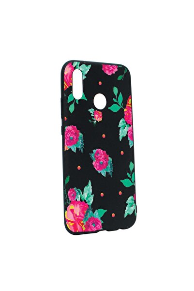 bestcase Калъф за Huawei P20 Lite, Рози - Пастелни цветове, устойчив на износ...