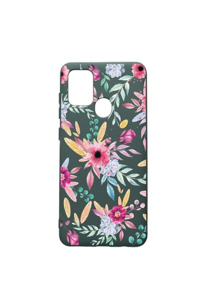 bestcase Husa Premium Silicon Compatibila Cu Huawei P Smart 2020, Happy Flowe...