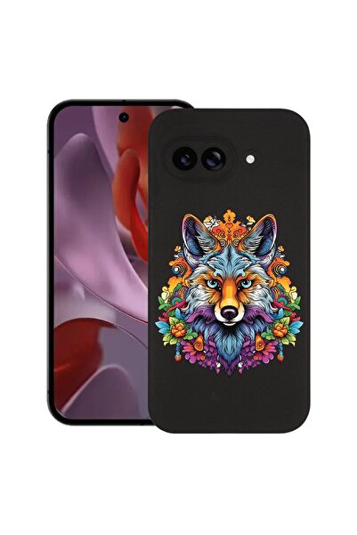 bestcase Калъф за Google Pixel 9a, Цветове на мечтите - Вълк, Тънък силиконов...