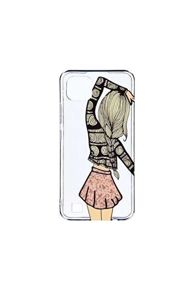 bestcase Husa BestCase¬Æ Clear Silicon 2MM, Compatibila Cu Realme C20, Girl F...
