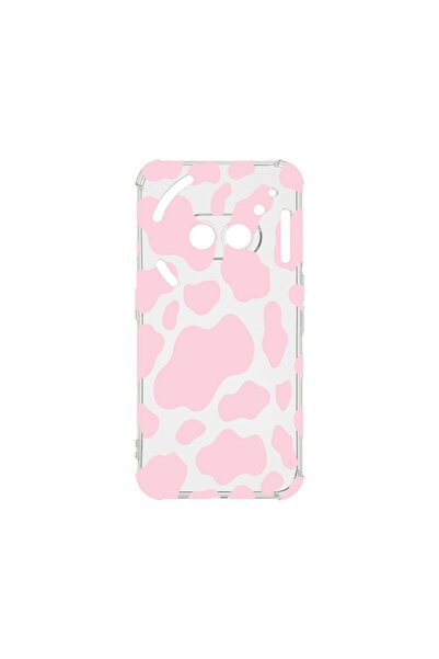 bestcase ¬Æ Husa Anti Shock 1.5MM, Compatibila Cu Nothing Phone 2a, Pink Cow,...