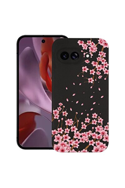 bestcase Θήκη TPU Υπέρλεπτη Συμβατή με Google Pixel 9a, Φλοράλ - Ροζ Άνθος Κε...