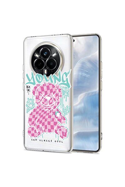 bestcase Θήκη για Realme 14 Pro 5G, BestCase® Διαφανής Σιλικόνη 2MM, Αρκουδάκ...