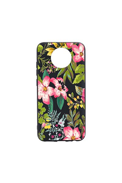 bestcase Силиконов калъф с цветя, пастелни цветове, съвместим с Nokia 5.4, ус...