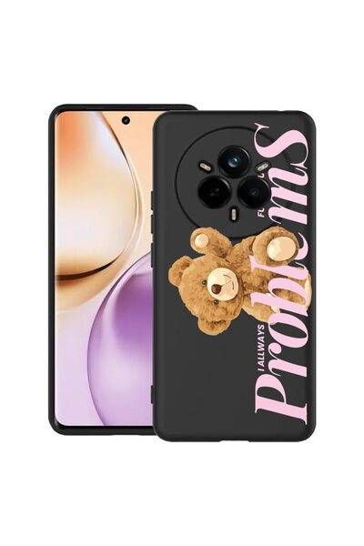 bestcase Калъф за Realme 14 Pro 5G, Мече - Вашите проблеми, Тънък силикон 0.8...