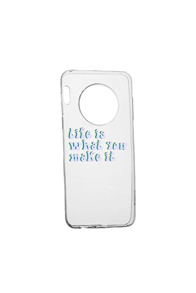 bestcase Husa de protectie cu mesaj Life is..., pentru Huawei Mate 30, rezist...