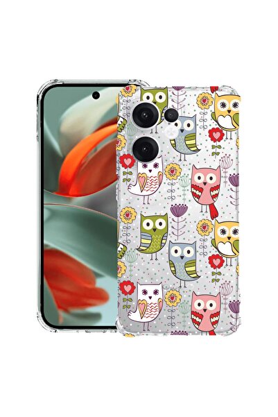 bestcase ¬Æ Husa compatibila Nothing Phone (3a), Anti Shock 1.5MM, Owl Patter...