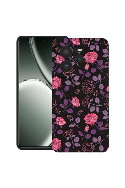bestcase Θήκη για Realme GT 7 Pro με σχέδιο τριαντάφυλλο, TPU Ματ Εξαιρετικά ...