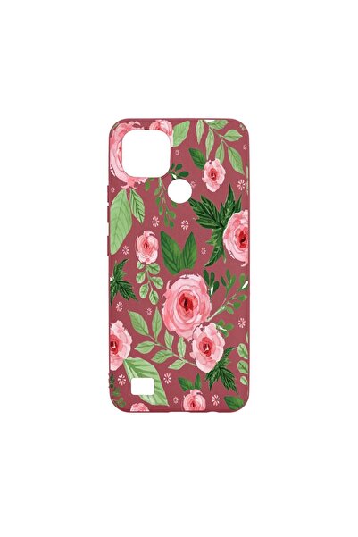 bestcase Husa Silicon, Compatibila Cu Realme C21, Pastel Colors Collection Fl...