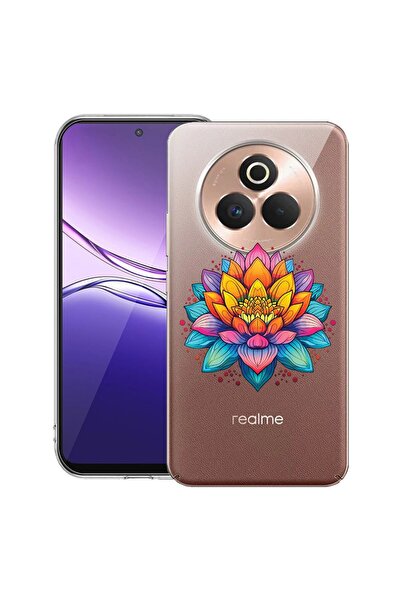 bestcase ¬Æ Husa pentru Realme P3 Pro cu Design Dream Colors Flower, Clear Sl...