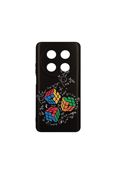 bestcase Λεπτή Θήκη Σιλικόνης 0.8MM, Συμβατή με Huawei Nova 12i, Σχέδιο Κύβου...