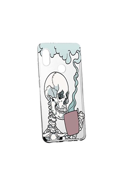bestcase Husa de protectie Thinking Skull pentru Huawei Y7 2019, rezistenta l...