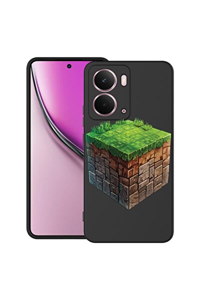 bestcase Θήκη για Realme P3 με σχέδιο Minecraft World, TPU Ματ Εξαιρετικά Λεπ...