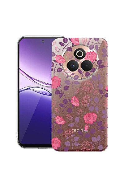 bestcase ¬Æ Husa pentru Realme P3 Pro cu Design Rose, Clear Slim Silicon, Ant...