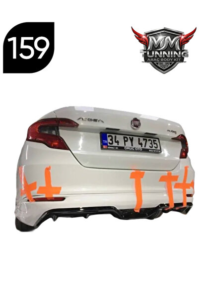 MMTUNNİNG FİAT EGEA SEDAN RS ARKA TAMPON (BOYASIZ GÖNDERİLECEKTİR)