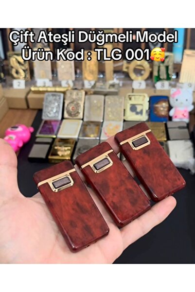 TECH LİGHTER GİFT TLG 001 Çİft Ateşli Gazlı Model