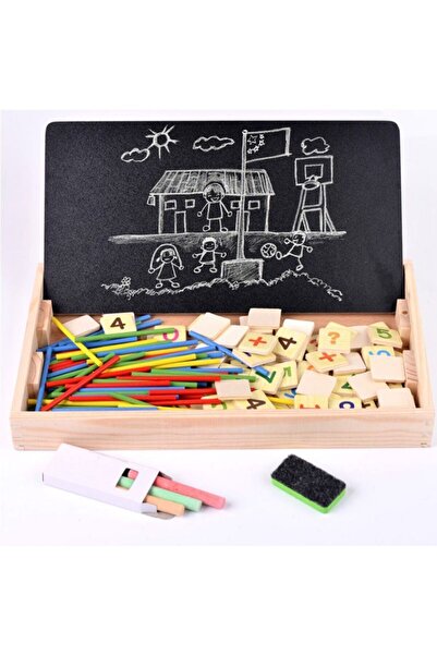 Generic Wooden Multi- Learning Box 32*19*4cm Counting Sticks Calculation Box ...