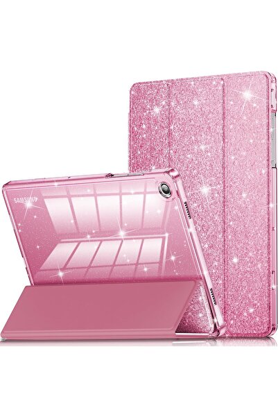 m.tk moveteck Samsung Galaxy Tab A11/A9 8.7 inç Uyumlu Kılıf Simli Işıltılı P...