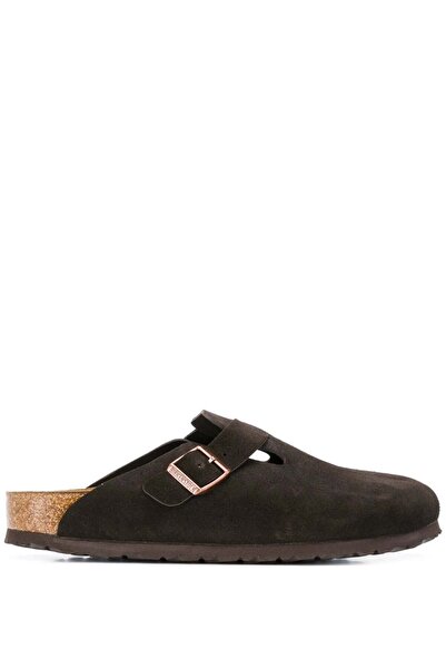 BIRKENSTOK حذاء بوسطن ذو نعل ناعم - لون موكا - مقاس واسع (يُناسب المقاسات الك...