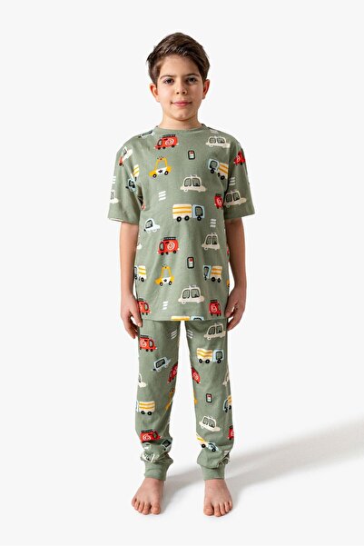 Generic Boy's Cars Cotton Pajama Set