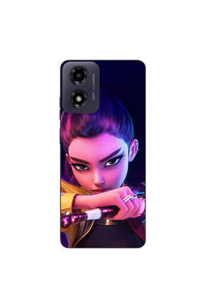 OEM Husa compatibila cu Motorola Moto G24 Silicon Gel Tpu Model KPop Demon Hu...