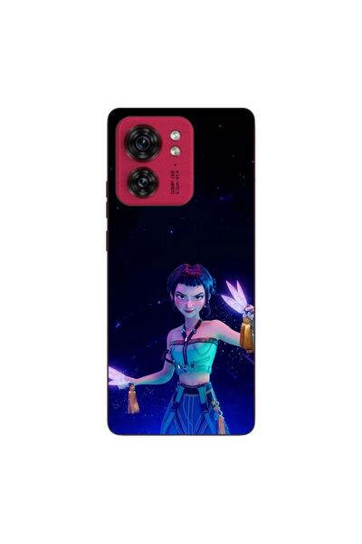 OEM Husa compatibila cu Motorola Edge 40 Silicon Gel Tpu Model KPop Demon Hun...