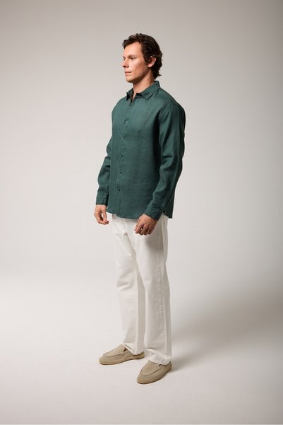 2512 Clothing Regular Linen Shirt