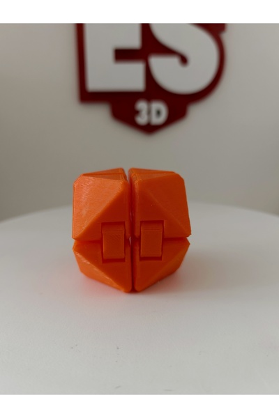 Ades Store Büyük Boy Sonsuz Küp Stres Atıcı, 3D Baskı, Eğlenceli ve Taşınabil...