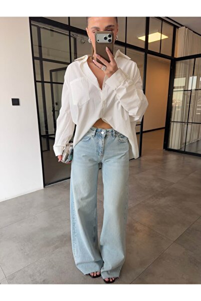 BB Bensu Buyruk Cut-Edge Wide Leg Zyra Jeans