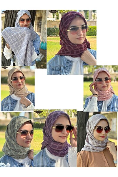 ALDAIYR وشاح كاز كاكار 120/120 قطن نمط ثانٍ