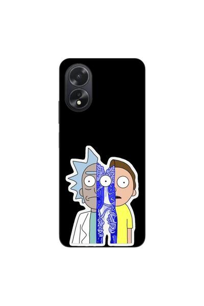OEM Θήκη συμβατή με Oppo A38 4G, από σιλικόνη gel TPU, με σχέδιο Rick And Mor...