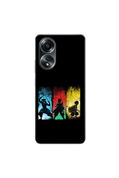 OEM Husa compatibila cu Oppo A58 4G Silicon Gel Tpu Model Demon Slayer Team