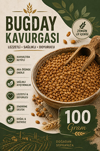 Yılmaz Ülkü (100 GR) Geleneksel Buğday Kavurgası Sağlıklı Atıştırmalık