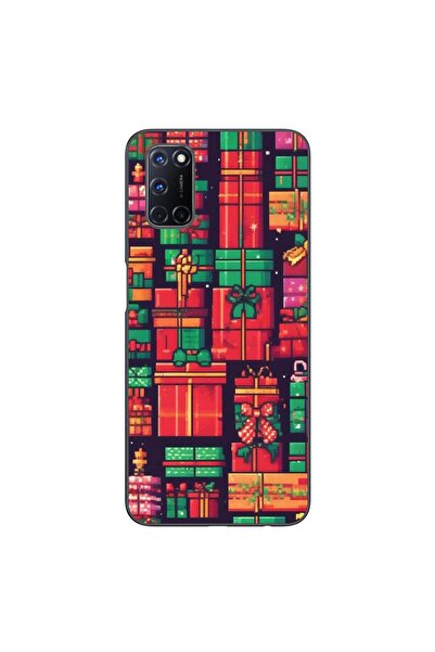 OEM Case compatible with Oppo A72 Silicon Gel Tpu Pattern Pixel Art Gifts