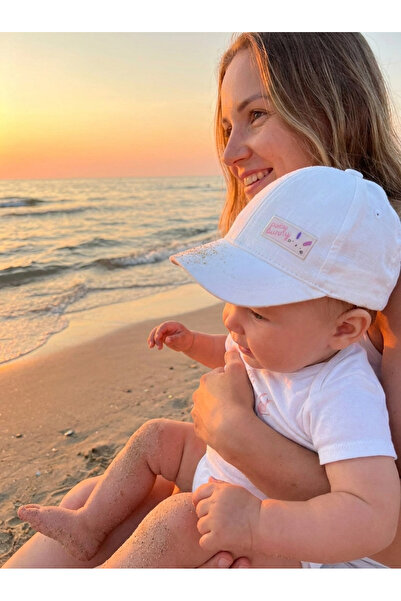 PIECE SIGNATURE (0-18 Months) Baby Girl Daily Hat - Linen Textured, Anti-Swea...