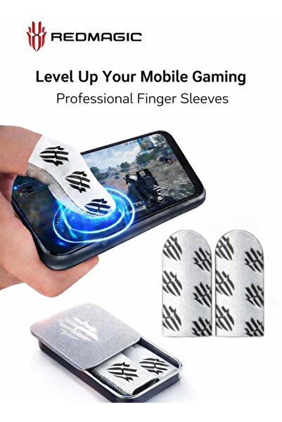 Nubia Gaming Finger Sleeves by RedMagic, Sweatproof Gaming Gloves Fingertip S...