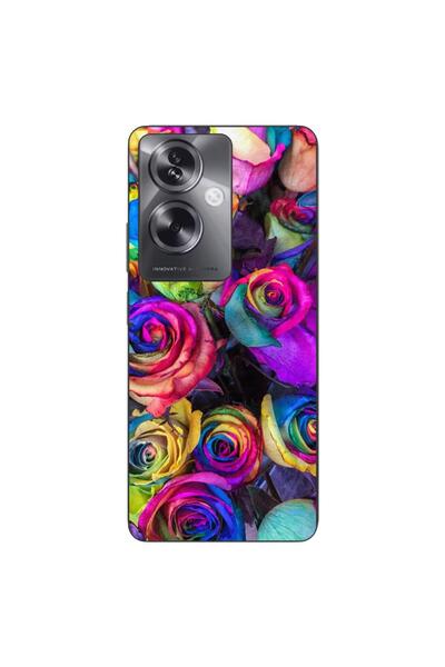 OEM Husa compatibila cu Oppo A79 5G Silicon Gel Tpu Model Trandafiri Colorati
